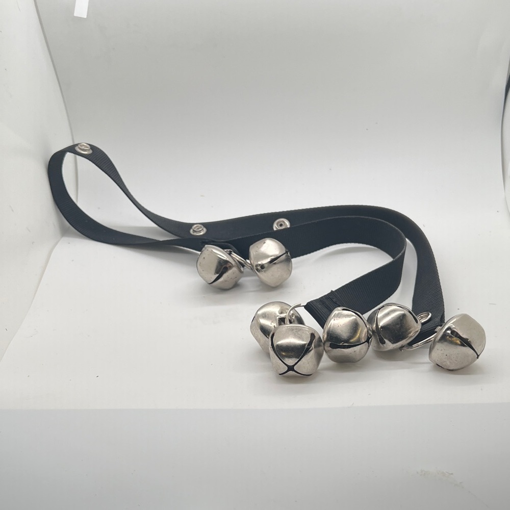 Silver and Black Jingle Bell Strap
